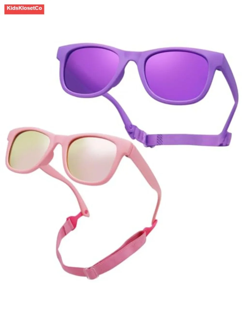 Kids Flexible Polarized UV400 Sunglasses with Strap